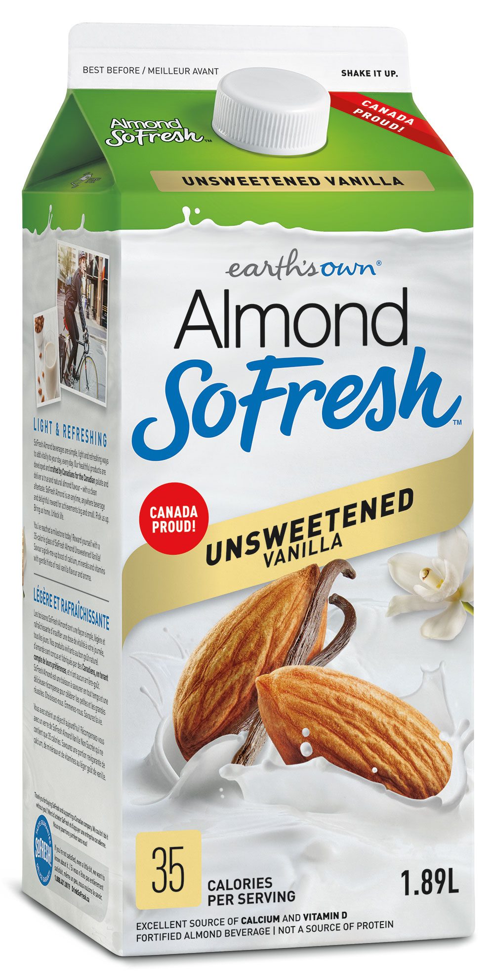 SoFresh Almond – Unsweetened Vanilla 1.89L