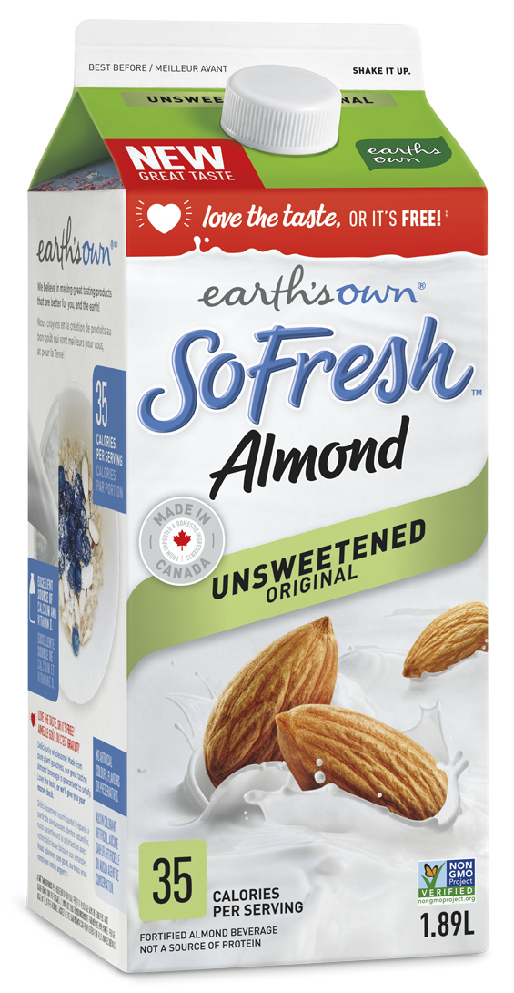 SoFresh Almond – Unsweetened Original 1.89L