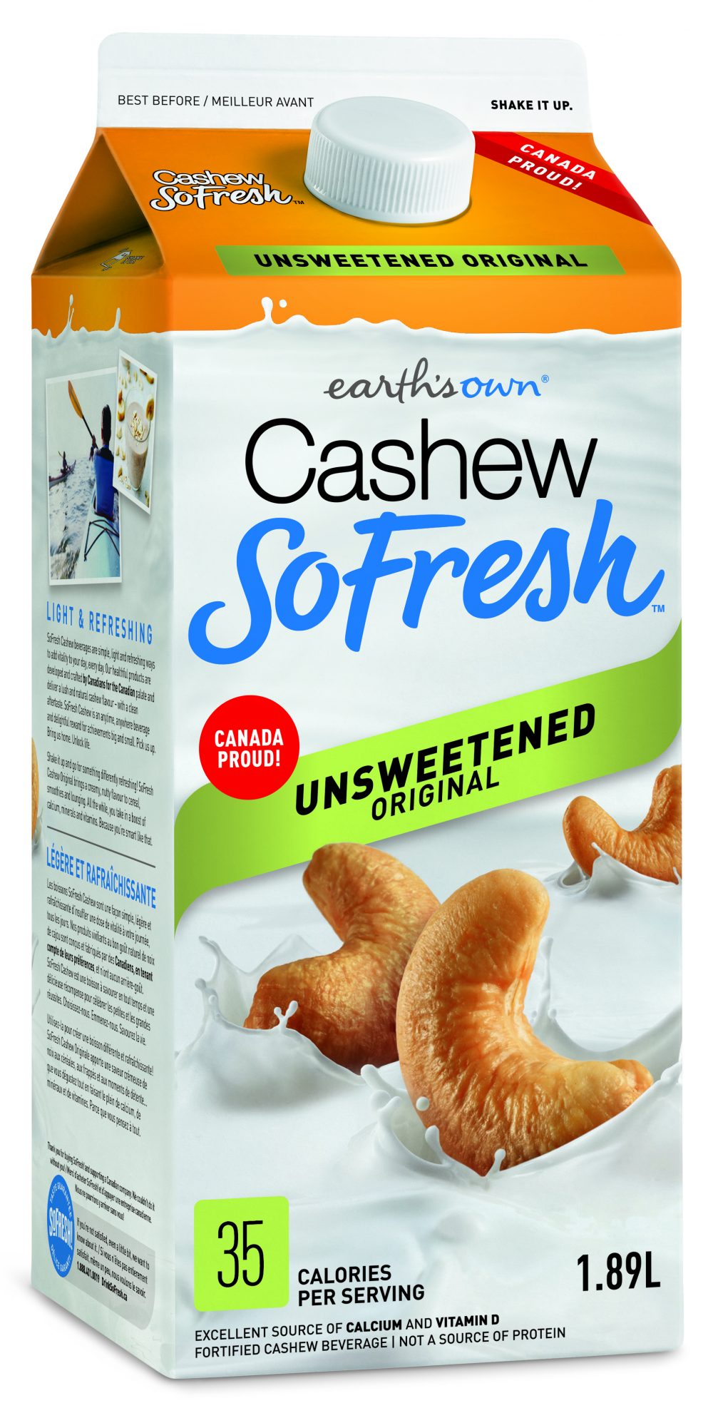SoFresh Cashew – Unsweetened Original 1.89L