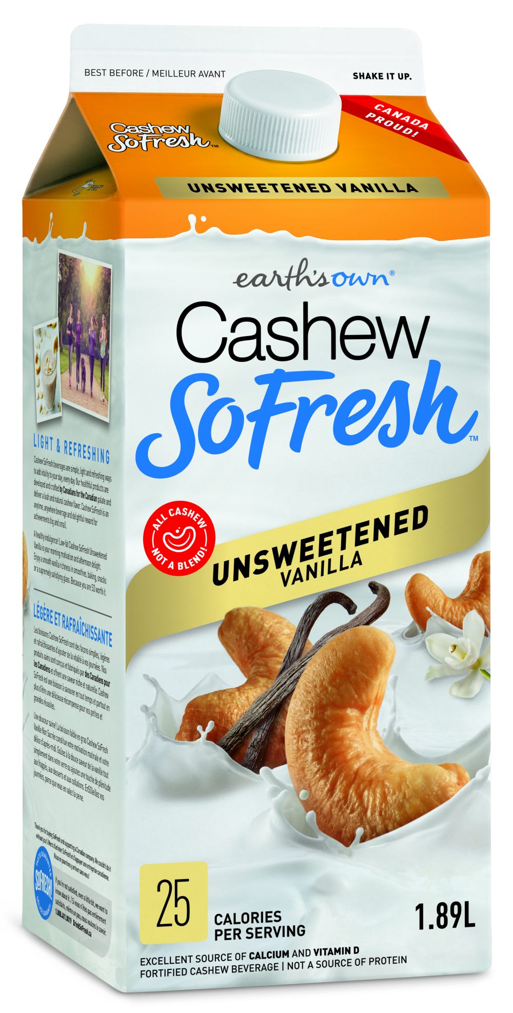SoFresh Cashew – Unsweetened Vanilla 1.89L